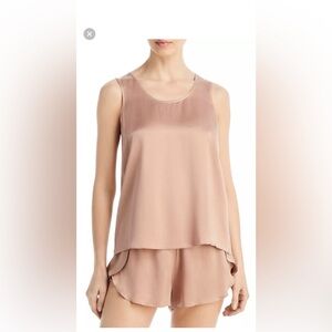 {Lunya} Set: Washable Silk Tulip Back Shorts and Tank